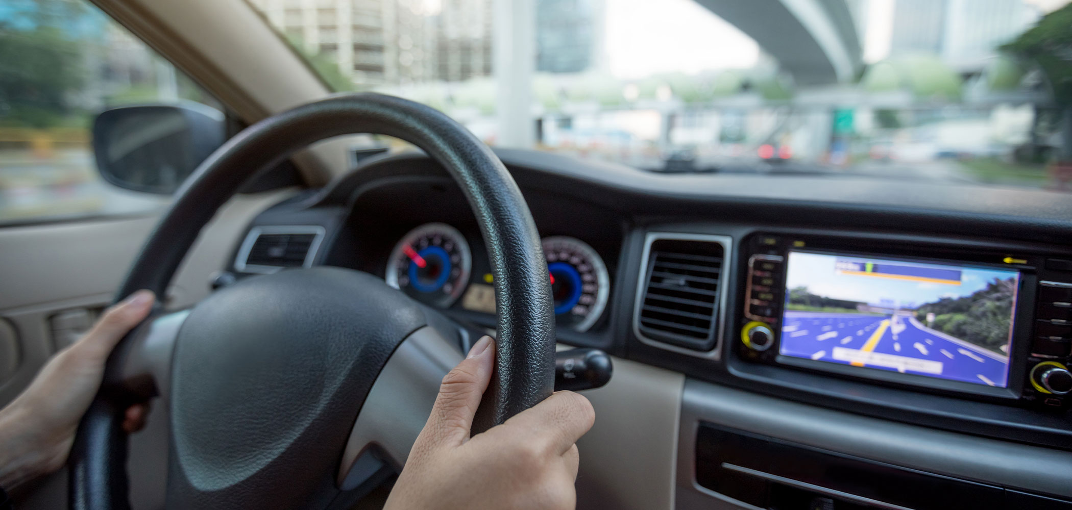 Innenansicht eines Autos